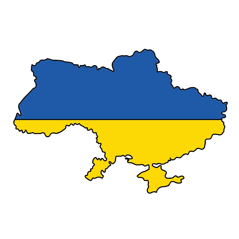country shape flag for history & culture of the rose in Ukraine